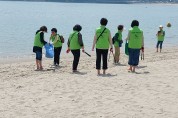 울산 동구 일산동 자연보호협의회 일산해수욕장‘어씽(맨발걷기)’성지 만들기 행사