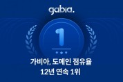 가비아, 12년 연속 도메인 점유율 1위.. 보유율 43.8%