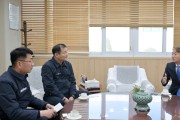 김이강 광주 서구청장, 기아차 박래석 공장장과 상생협력 논의