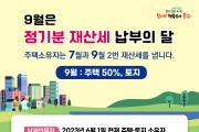 인천 동구, 2023년 제2기분 재산세 부과