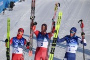 크로스컨트리 스키 볼슈노프가 스키애슬론 금메달 획득!